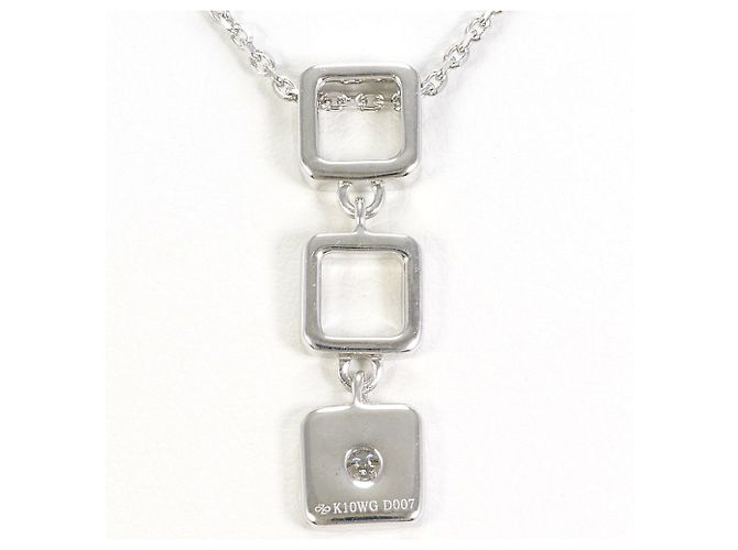 Autre Marque Collana in oro bianco 10K e diamanti D'oro - vista 3