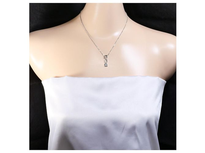Autre Marque Collana in oro bianco 10K e diamanti D'oro - vista 5