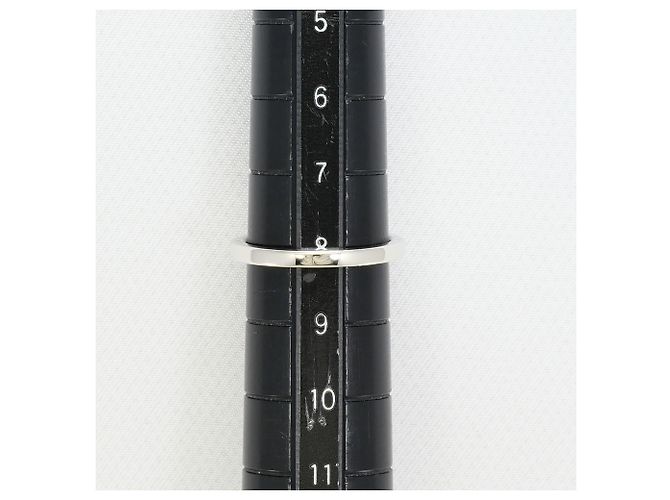 Autre Marque PT950 Platinring mit Saphir und Granat - Ansicht 6