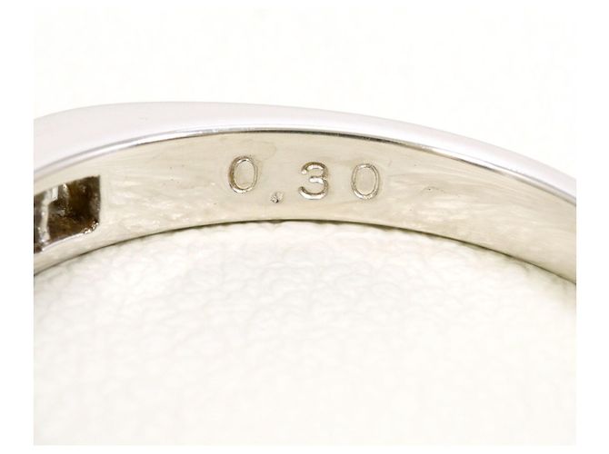 Autre Marque PT900 Platinring mit 0.30ct Diamant - Ansicht 5