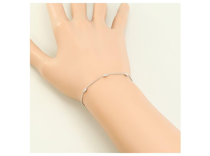 Autre Marque Bracciale con charm in platino PT850 con diamante - vista 3