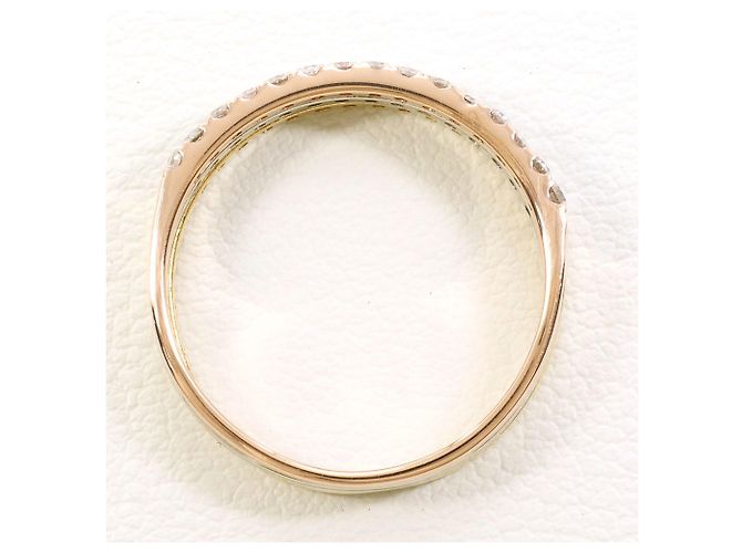 Autre Marque 14K Gold Diamantring Golden - Ansicht 2