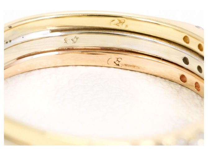 Autre Marque 14K Gold Diamantring Golden - Ansicht 5