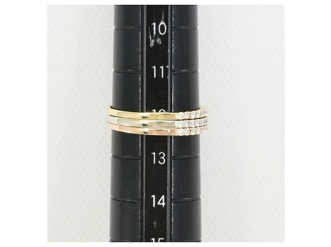 Autre Marque 14K Gold Diamantring Golden - Ansicht 7