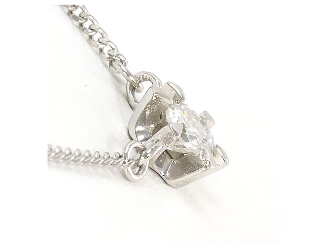 Autre Marque PT850 Platin-Halskette mit Diamant - Ansicht 2