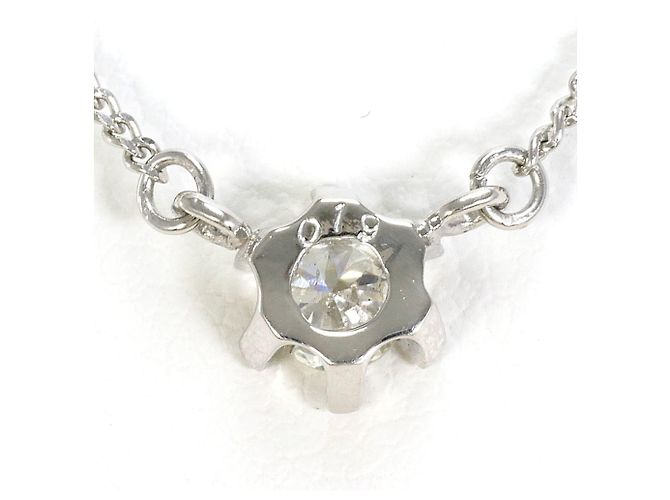 Autre Marque PT850 Platin-Halskette mit Diamant - Ansicht 3