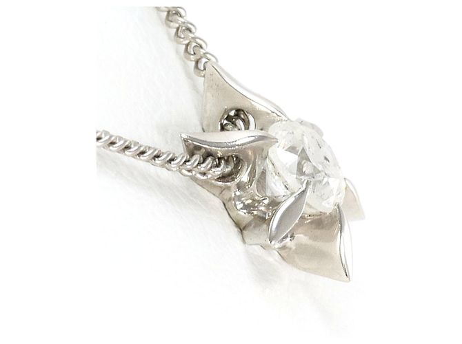 Autre Marque PT850 Platin-Halskette mit Diamant - Ansicht 2