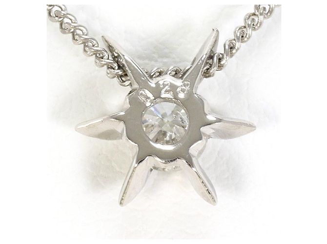 Autre Marque PT850 Platin-Halskette mit Diamant - Ansicht 3