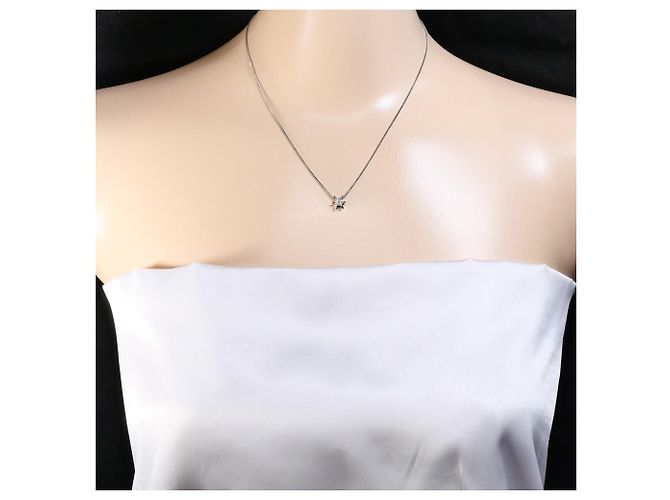 Autre Marque PT850 Platin-Halskette mit Diamant - Ansicht 5