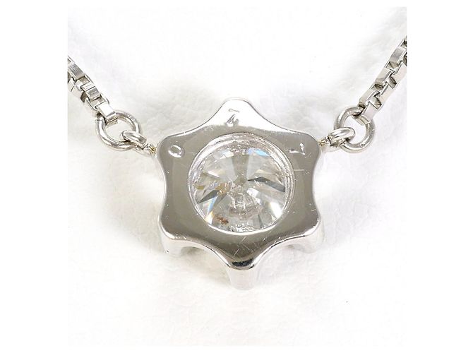 Autre Marque PT850 Platin-Halskette mit Diamant - Ansicht 3