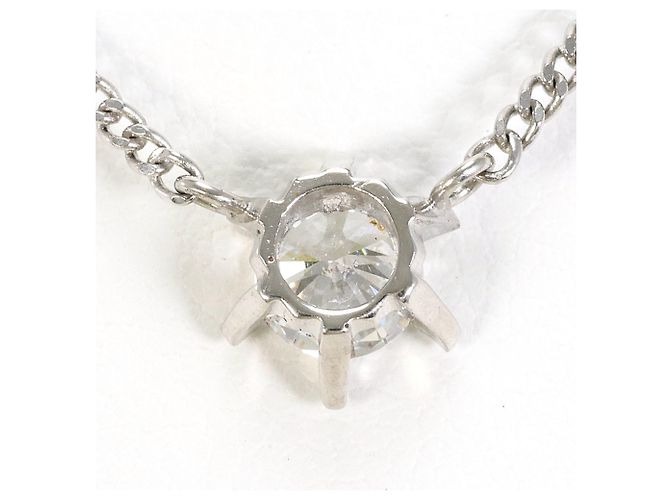 Autre Marque PT850 Platin-Halskette mit Diamant - Ansicht 3