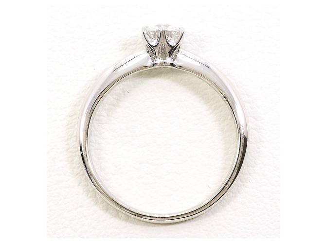 Autre Marque PT1000 Platinring mit Diamant - Ansicht 3