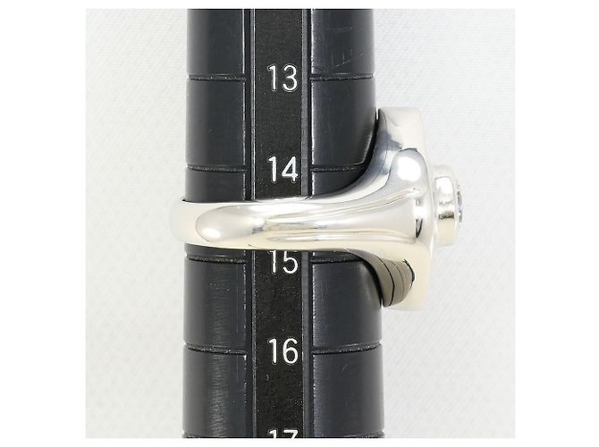 Autre Marque PT900 Platinring mit Diamant - Ansicht 7