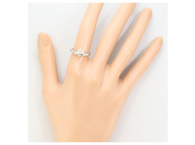 Autre Marque PT900 Platinring mit Diamant - Ansicht 7