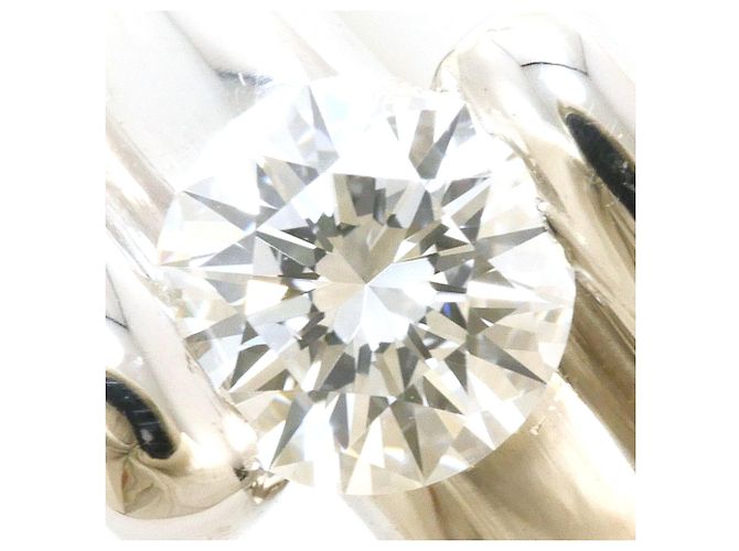 Autre Marque Anello a fascia in platino con diamante - vista 2