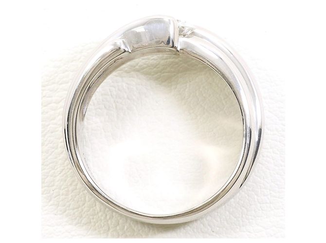 Autre Marque Anello a fascia in platino con diamante - vista 3