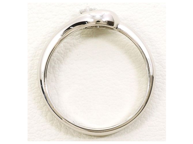 Autre Marque PT900 Platinring mit Diamant - Ansicht 2