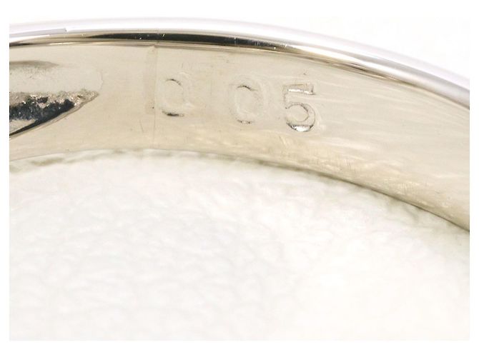 Autre Marque PT900 Platinring mit Diamant - Ansicht 5