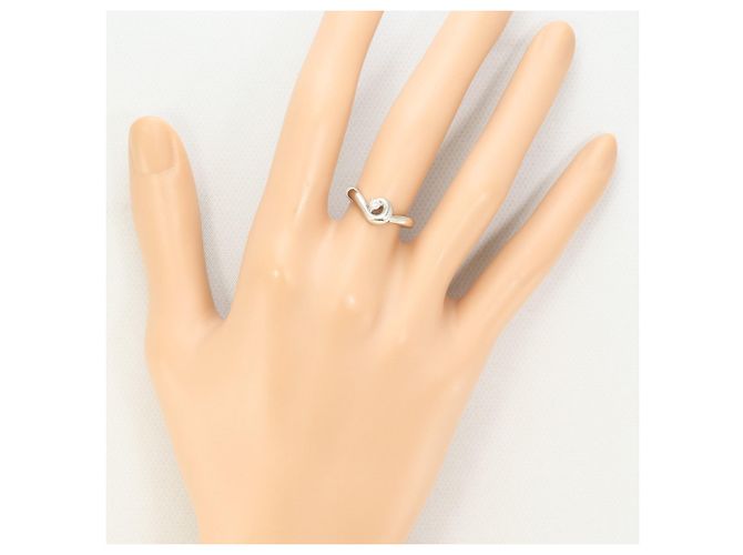 Autre Marque PT900 Platinring mit Diamant - Ansicht 6