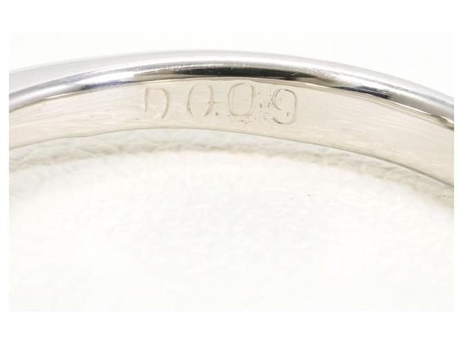 Autre Marque Platinring mit Diamant - Ansicht 6