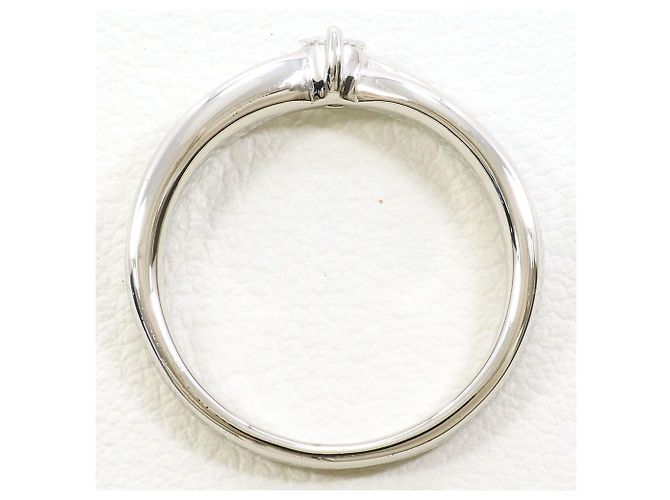 Autre Marque PT900 Platinring mit Diamant - Ansicht 2