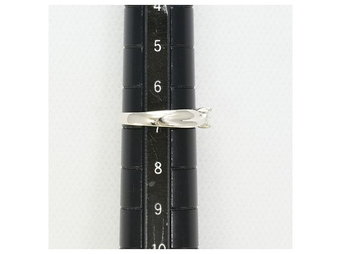 Autre Marque PT900 Platinring mit Diamant - Ansicht 6
