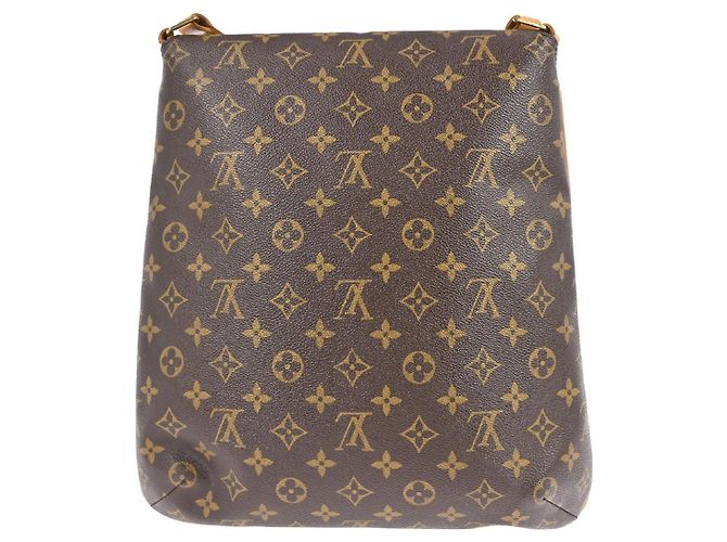 Borsa Musette Salsa Louis Vuitton in Canvas Monogram GM Marrone - vista 2