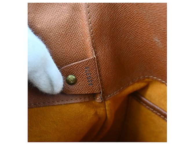 Borsa Musette Salsa Louis Vuitton in Canvas Monogram GM Marrone - vista 5