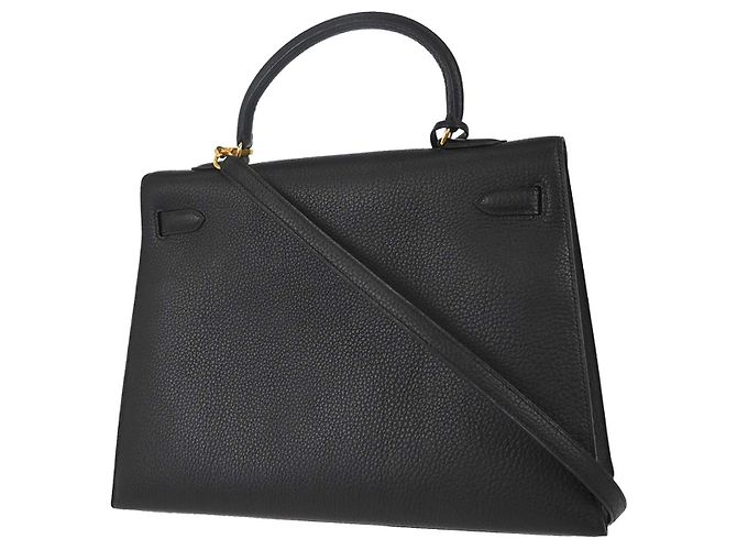 Hermès Hermes Kelly Black Ardennes with Gold Hardware 35 Nero - vista 2