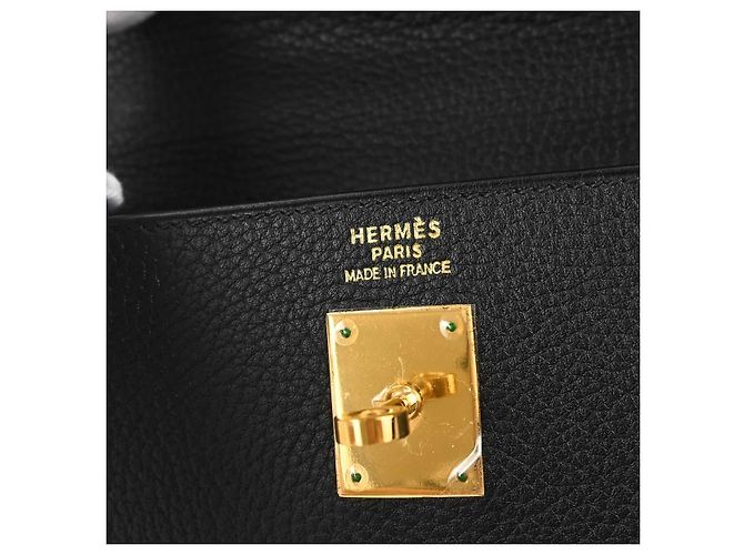 Hermès Hermes Kelly Black Ardennes with Gold Hardware 35 Nero - vista 4
