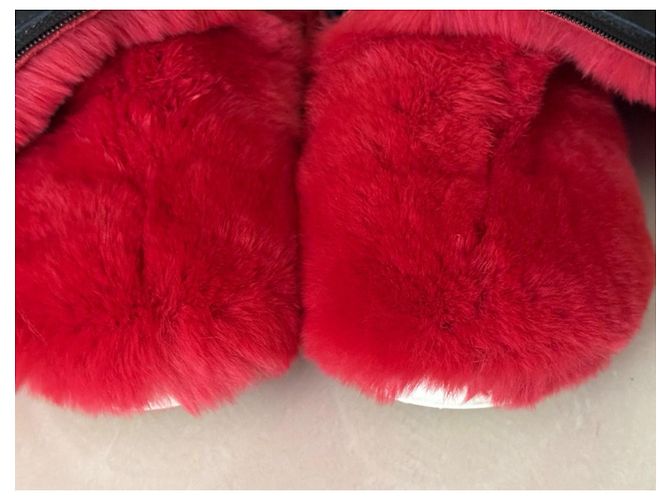 Dolce & Gabbana Botas de pele vermelhas Vermelho - vista 9