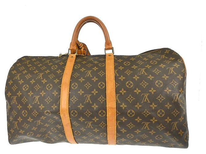 Louis Vuitton Keepall Monogram Canvas 55 Brown - view 2