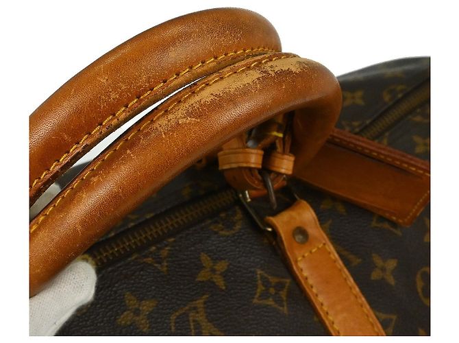 Louis Vuitton Keepall Monogram Canvas 55 Brown - view 7