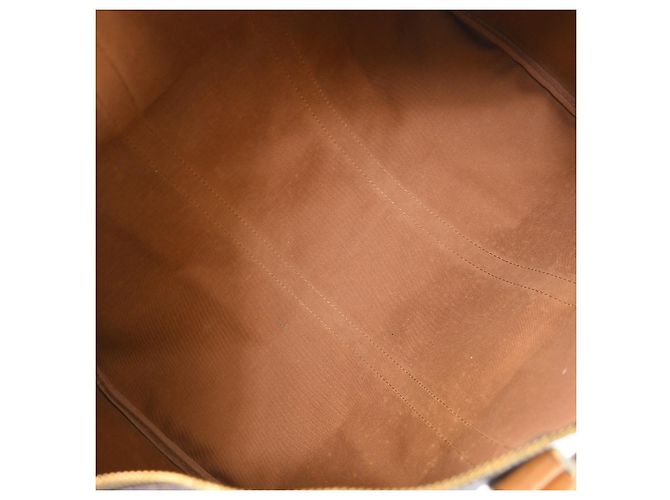 Louis Vuitton Keepall Monogram Canvas 50 Marrone - vista 3