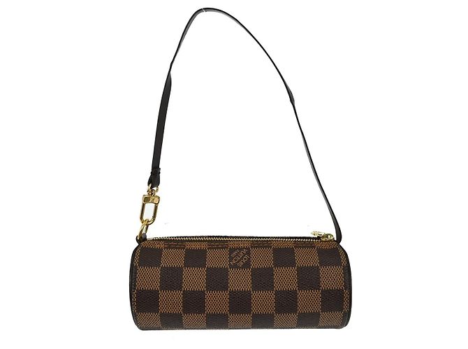 Louis Vuitton Papillon Pochette Damier Marrone - vista 2