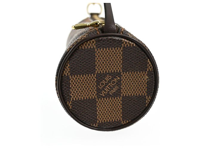 Louis Vuitton Papillon Pochette Damier Marrone - vista 4