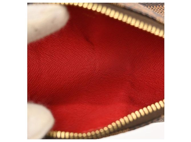 Louis Vuitton Papillon Pochette Damier Marrone - vista 6
