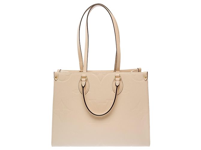Borsa LOUIS VUITTON Onthego in Toile Beige - 103612 - vista 4