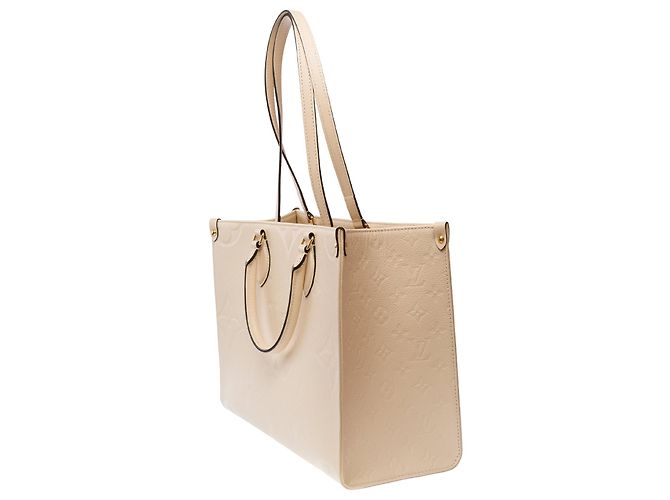 Borsa LOUIS VUITTON Onthego in Toile Beige - 103612 - vista 6
