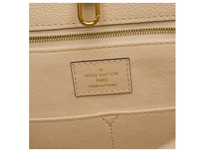 Borsa LOUIS VUITTON Onthego in Toile Beige - 103612 - vista 7
