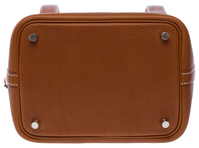 Hermès Borsa HERMES Picotin in Pelle Marrone - 103619 - vista 11