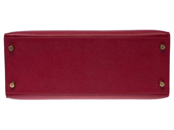 Hermès HERMES Kelly 28 Tasche aus rotem Leder - 103584 - Ansicht 10