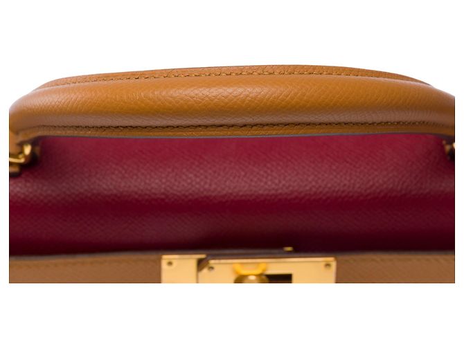 Hermès HERMES Kelly 28 Tasche aus rotem Leder - 103584 - Ansicht 9