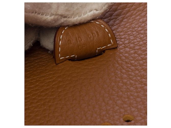 Hermès Borsa HERMES Evelyne in Pelle Oro - 103621 D'oro - vista 8