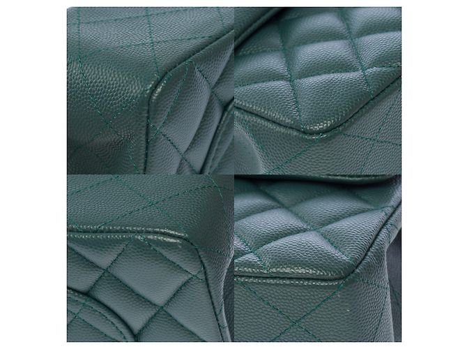 Borsa CHANEL Timeless/Classique in Pelle Verde - 103585 - vista 12