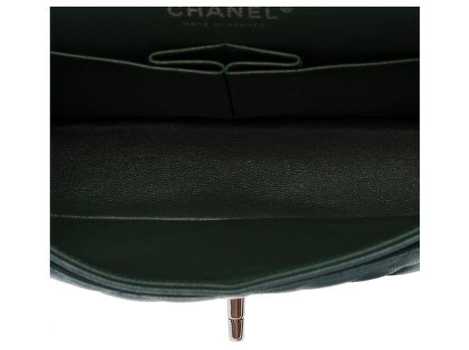 Borsa CHANEL Timeless/Classique in Pelle Verde - 103585 - vista 9
