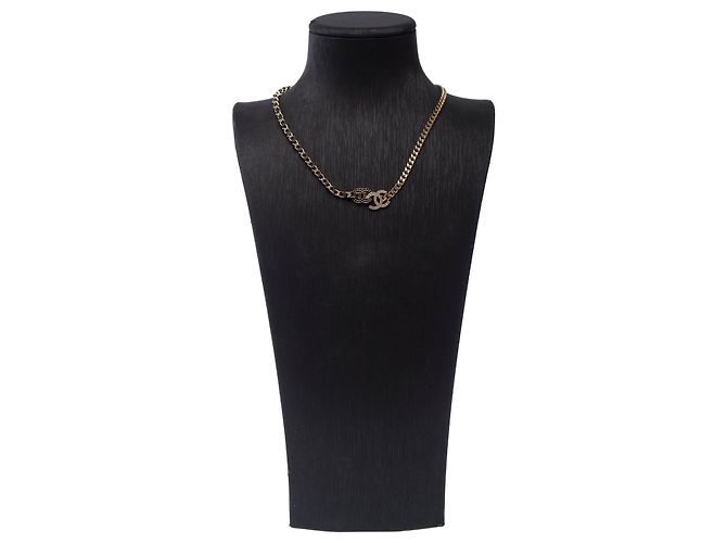 Gioielli CHANEL CC in Metallo Dorato - 103522 D'oro - vista 2