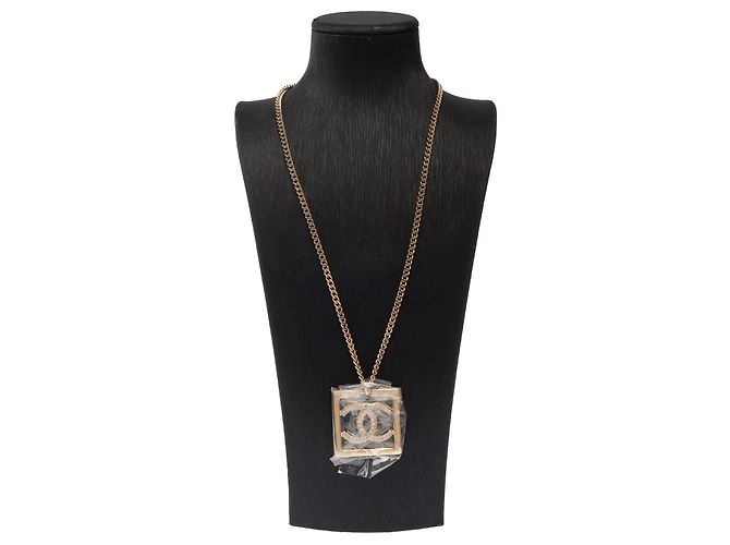 Gioielli CHANEL CC in Metallo Dorato - 103594 D'oro - vista 2