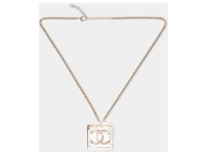 Gioielli CHANEL CC in Metallo Dorato - 103594 D'oro - vista 3