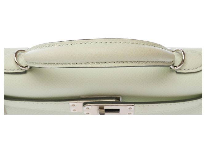 Hermès Borsa HERMES Kelly Mini in Pelle Verde - 103620 - vista 10